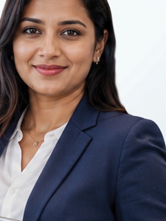 A Mercuri recruitment consultant holding a laptop